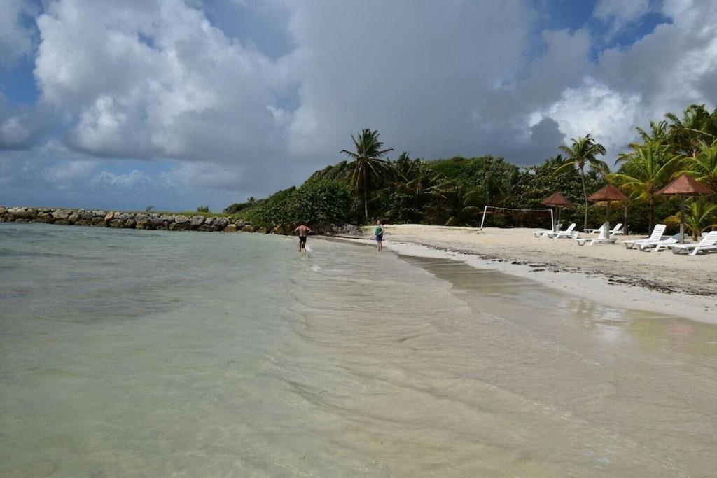 Studio Village Vacances,Vue Mer, Plage A 30M ,Wifi A Sainte Anne Buitenkant foto