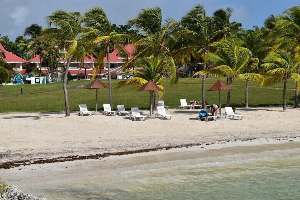 Studio Village Vacances,Vue Mer, Plage A 30M ,Wifi A Sainte Anne Buitenkant foto