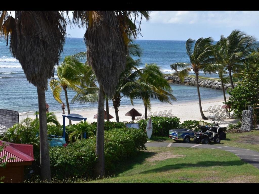 Studio Village Vacances,Vue Mer, Plage A 30M ,Wifi A Sainte Anne Buitenkant foto