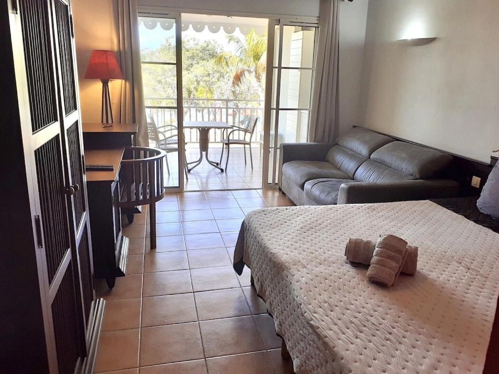 Studio Village Vacances,Vue Mer, Plage A 30M ,Wifi A Sainte Anne Buitenkant foto